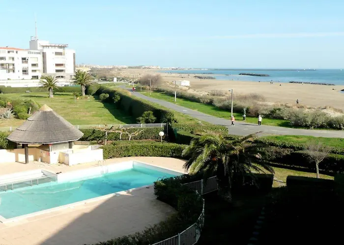 Appartement Savanna I Agreable T2 Avec Belle Vue Piscine Rochelongue Cap D'agde *